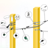Tension Clamp Wire Anchor Strain Clamp and Cable Plastic Wedge Type Dead End Clamps thumbnail-3