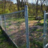 Galvanized and PVC Coated Rhombus Chain Link Fence thumbnail-5