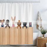 I@home Mildew Resistant Waterproof Designer 3d Shower Curtain Dog Digital Printing thumbnail-1