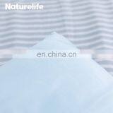 Nordic Design 100% Polyester Yarn Dyed Blue White Bed Sheet Sets Bedding With Fitted Sheets thumbnail-6