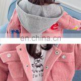 Cute Corduroy Girls Jacket Coat With Highest Quality thumbnail-2