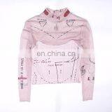 LAITE D2181 2020 New Arrivals Patchwork Printed See-through Sexy Dresses Women Fashion Bodycon Casual Dresses thumbnail-1