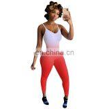 Hot Fashion Women Trendy Wholesale Boutique Gradient Slip Bodycon Sexy Nightclub Skinny Jumpsuits Rompers thumbnail-3