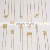 12signs Necklace for Women Cartoon Aquarius Pisces Pendant Gift Clavicular Chain Gold Silver Ethnic Bohemian Choker Necklace thumbnail-5