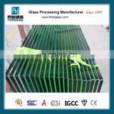 Polished Edge 10mm 12mm Tempered Shower Door Partition Glass Price thumbnail-3