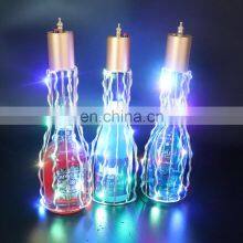 Multi Colors Battery Operated Led Champagne Bottle Sparklers for Wine Bar Club Nightclub