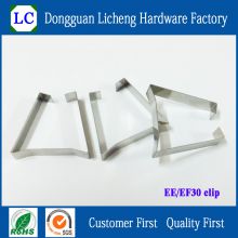 EE30 High Precision Stamping Bobbin Clips Stainless Steel Clamps for EE8.3 High Frequency Transformer.