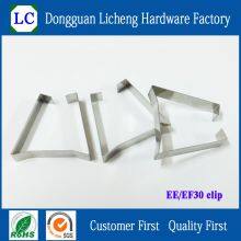 EE30 High Precision Stamping Bobbin Clips Stainless Steel Clamps for EE8.3 High Frequency Transformer.