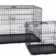 Wholesale Black Metal Pet Dog Crate Durable Outdoor Large Folding Pet Dog Cage thumbnail-4