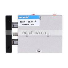Double Shaft Compact Guide TN Series 32X50 Double Piston Rod Pneumatic Air Cylinder With Magnetic thumbnail-1