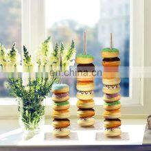 Clear Acrylic Donuts Stands Bagels Holder Doughnut Dessert Stand Table for Wedding Birthday Party thumbnail-3