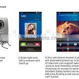 Wireless Intercom System With Function of Video Recording After Motion Detection,support Wifi Remote Viewing via App