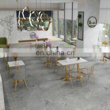 New Model Modern Stainless Steel White Coffee Tea Table Living Room Furniture Design Marble Top Coffee Table thumbnail-2