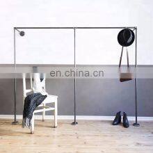 Vintage Garment Rack Pipeline Industrial Pipe Display Clothing Rack thumbnail-4