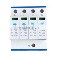 House Surge Protector Low-voltage Surge Protection 20ka Three-phase Type 1 2 AC Solar System spd