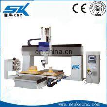 Table Moving Type 5 Axis Cnc Router for Wood Foam Stone Mould Sculpture Statue thumbnail-4
