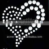 Hot! 2012 Fashion Heart Rhinestone