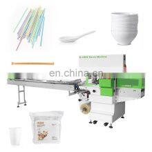 Clean Kitchen Sponge Horizontal Wrapper Very Speed Automatic Tableware Pillow Type Mini Flow Chopstick Pack Machine thumbnail-4