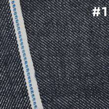 13.5oz Cotton Slub Right Twill Denim Brushed Black Selvedge Denim W28462B-1