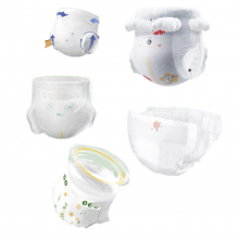 Full Servo Two-piece Pull up Baby Diaper Production Line Baby Diaper Machine Baby Diaper Making Machine thumbnail-5