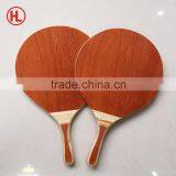 Brand New Wood Solid Beach Tennis Racket/beach Bat/beach Paddle