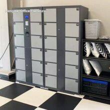 Heavy Duty Electronic Lockers High Frequency Encryption Anti-Magnetic 48 Door Factory Industrial Workplace Security Storage thumbnail-4