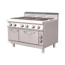 XKE/HKE-DBJ-900-4F Electric 4 Square Hot Plates With Oven thumbnail-3