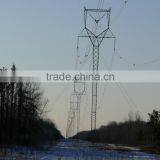 138kv 25ft Galvanized Electrical Power Pole for Overhead Line Project thumbnail-4
