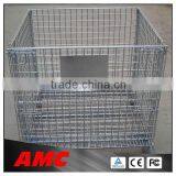 Mesh Wire Storage Cage Mesh Pallet Metal Cage thumbnail-5