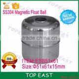 SUS304 Material Fuel Level Magnetic Float Ball ESB51X61