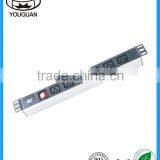 C19 Type Silverwhite PDU Socket With Switch