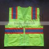 100% Polyester Combined Fabric Cheap Reflective Safety Vest Quality Choice thumbnail-1