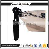Non Inflatable Cheap Canoe Kayak Accessories Aluminum Rudder With Pedal Apply to Boat Made in China thumbnail-4
