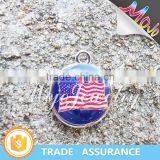 2016 New Fashions Trends UV Printed U.S. Flag Mood Charms Cheap thumbnail-1