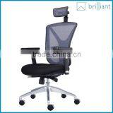 892A High Back Ergonomic Executive Chair With Headrest in Mesh Quality Choice thumbnail-1