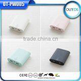 Mini Dual USB 10400mah Power Bank Rubber Finished Case