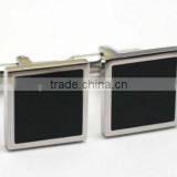 316L Stainless Steel Square Black Enamel Cufflinks for Men Supplier's Choice thumbnail-2