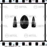 ANTENNA BASE & WASHER CAP For Mini Cooper R53 01-06 Gloss Black ABS Cover thumbnail-1