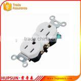 New Shop 15A 125V White American Style Universal Electrical Wall Outlet thumbnail-1