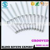 HIGH QUALITY FACTORY OPEN END ALUMINUM GROOVED BLIND RIVETS FOR WOOD thumbnail-6