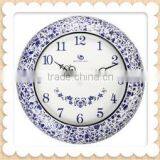 European crackle Mosaic wall clock home decoration