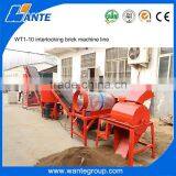 Fully Automatic WT2-10 Kenya Solid Cement Interlocking Brick Making Machine thumbnail-6