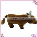 Cute Stuffed Soft Plush Animal Toy Cow thumbnail-2