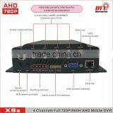 Remote Control 4ch Mobile Dvr H.264 3g Wifi Gps G-sensor Vehicle Mdvr Ahd thumbnail-2