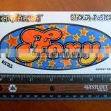 Waterproof Reusable Car Static Cling Stickers and UV Protected PVC Material Car Magents Advertising Sticker ---DH20442