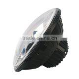 7" Round Chrome Full LED Halo Projector Headlights Lamps Wrangler TJ, JK, CJ, Harley Motorcycle Bike thumbnail-4