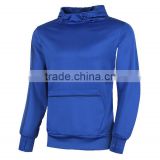 custom blank high quality blue cotton sport hoody
