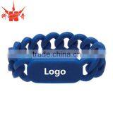 Custom Braided Silicone Bracelets for Sale thumbnail-1