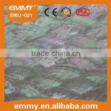 High Quality Green Natural Abalone Mother of Pearl Shell Paper Fan Paua Shell Laminate