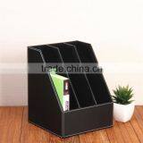 Special Offer Desktop Leather File Holder High-grade Commercial Office Information Creative Three Column File Frame thumbnail-2